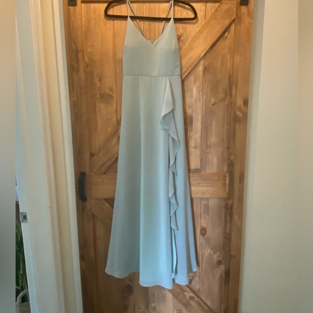 Birdy grey chiffon safe bridesmaids dress